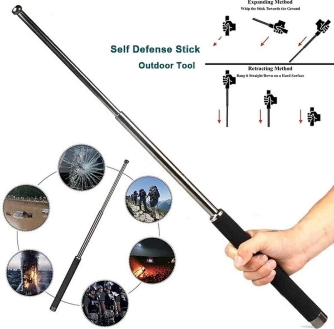 Self Defense Stick / Hand Pointer - Extendable Telescopic Retractable Pointer