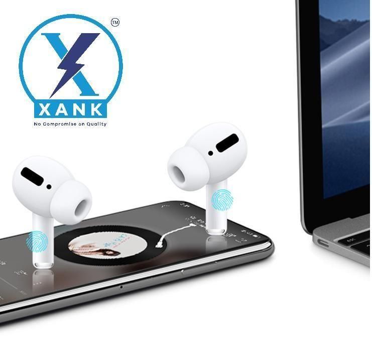 XANK Air-pods Pro with Wireless Charging Case with Sensor Enabled Bluetooth